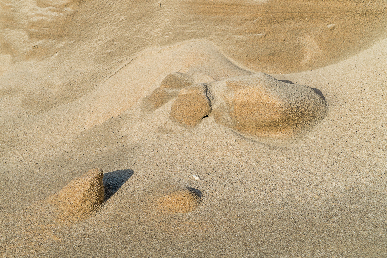 Zand strand vormen