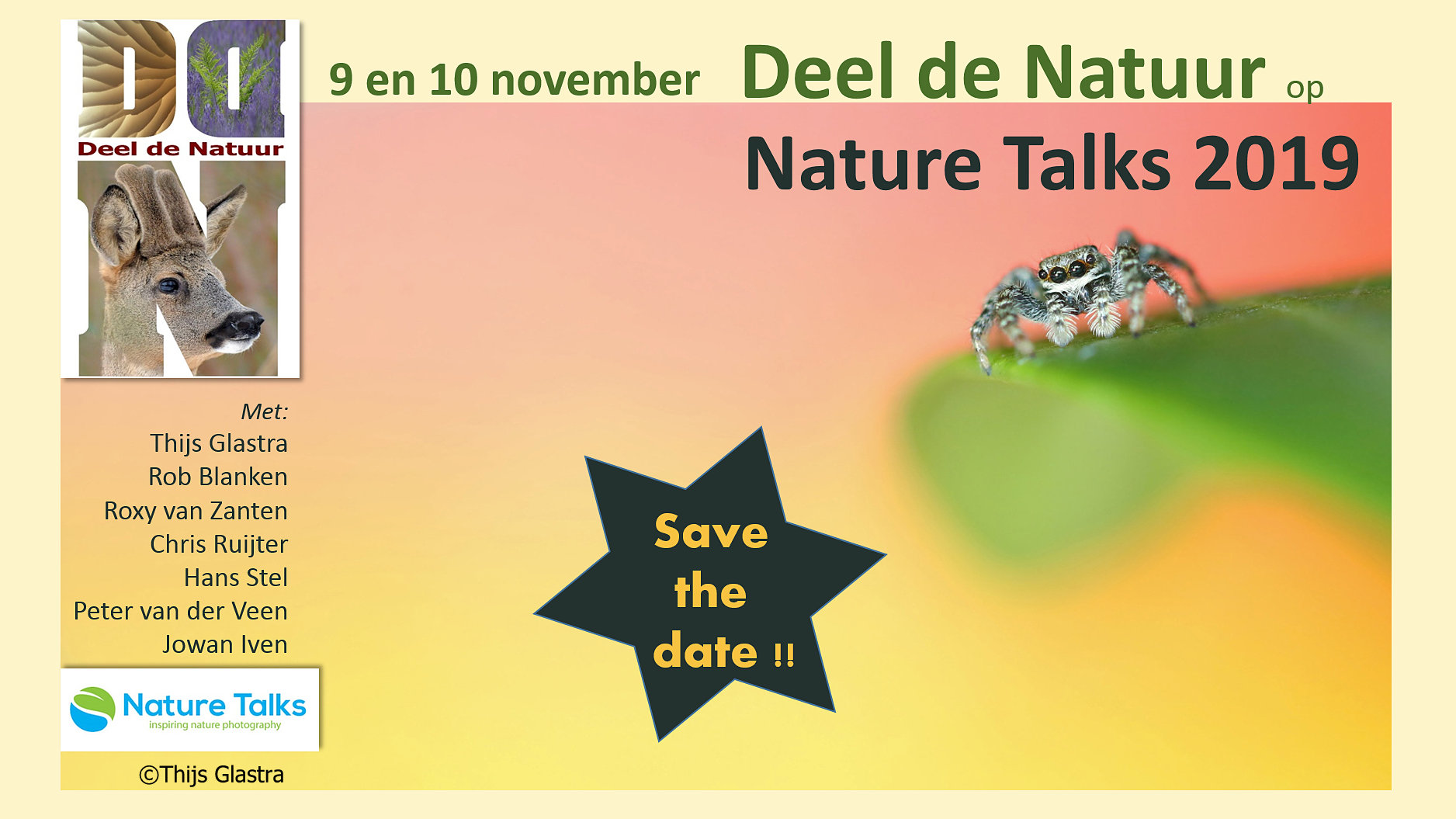 Nature Talks 2019 Save the date