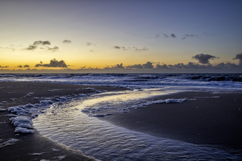 Op het strand