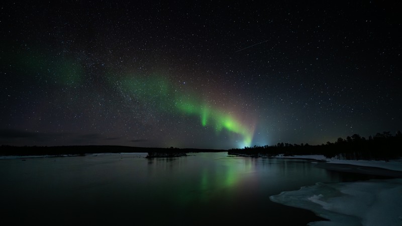 Noorderlicht aan de Paatsjoki (1)