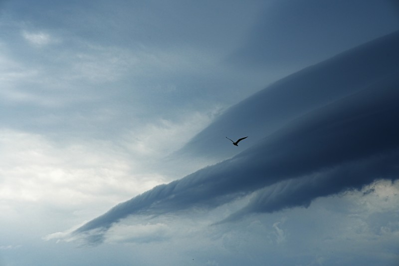 Verkoelende wolken.
