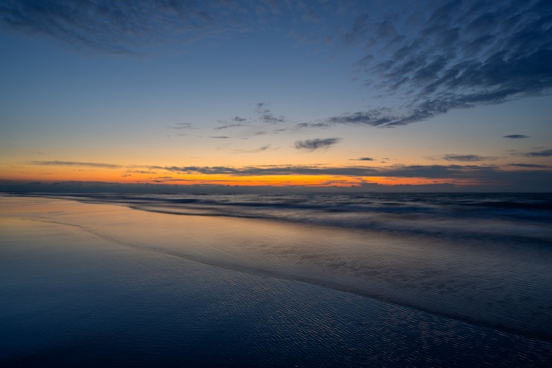 Een half uur na zonsondergang
