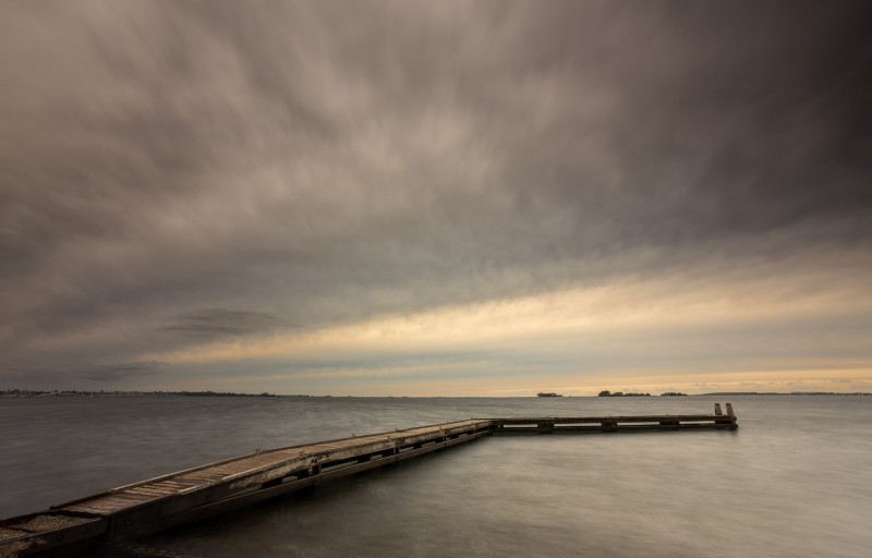 Pier op de Grevelingendam