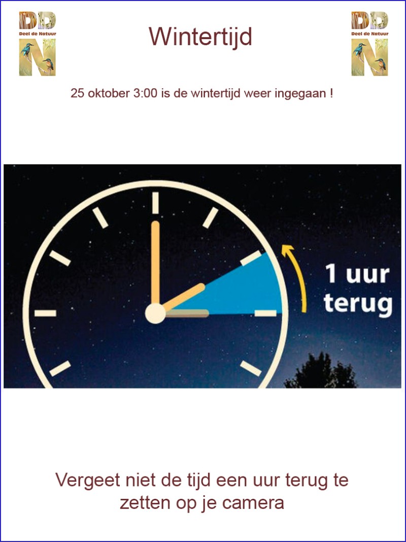 Wintertijd!